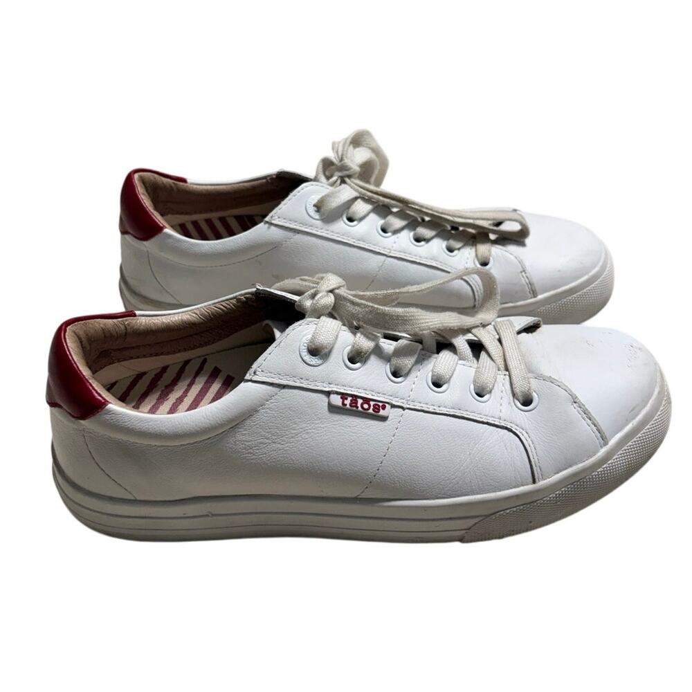 Taos Heart & Soul Lux Women's Sneakers Size 9 White Leather Casual